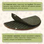 Нашивка на одежду, патч, шеврон на липучке "Золотые руки" (Олива) 8,7х5 см