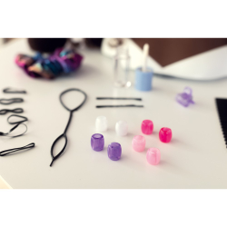 Игровая голова для причёсок Smoby My Beauty 320318WEB брюнетка с 23 аксессуарами от 3 лет — фото 9