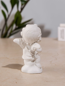 Статуэтка Ангел в лавровом листочке из гипсобетона