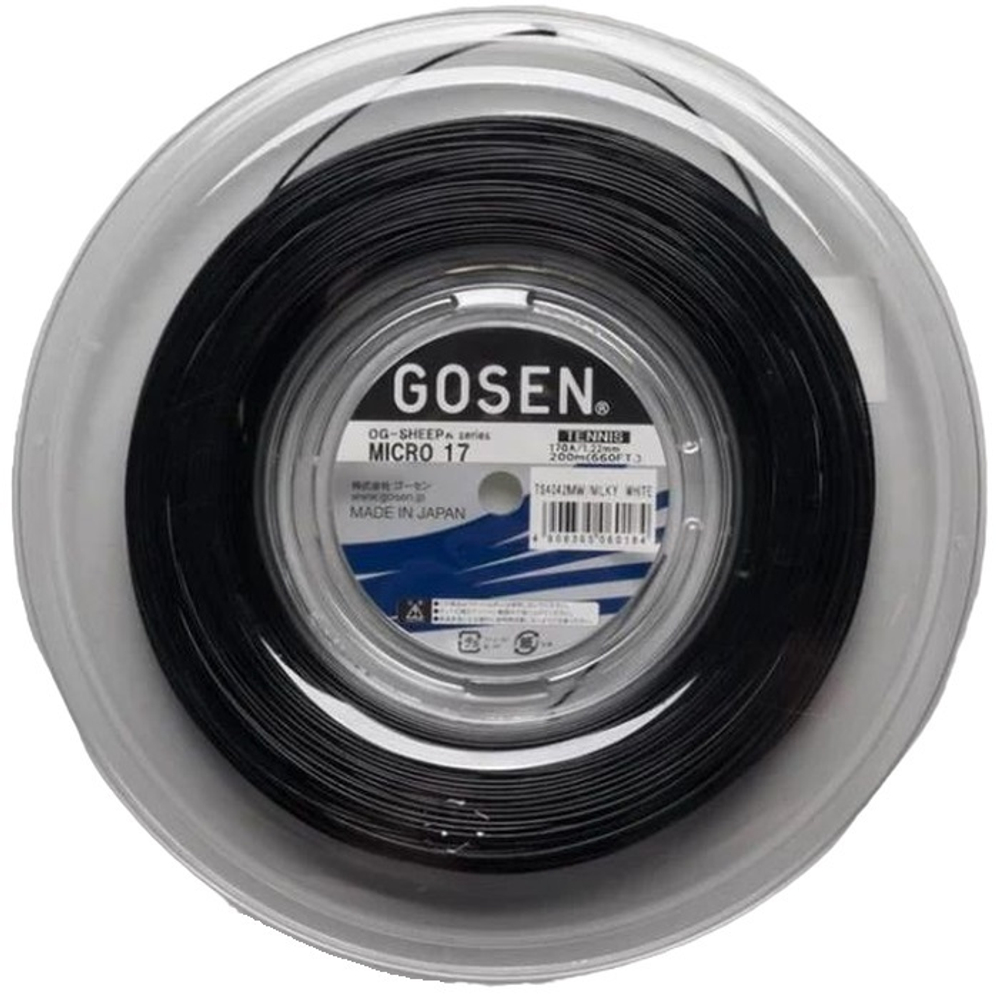 Теннисные струны Gosen OG-SHEEP Micro (200m) - черный