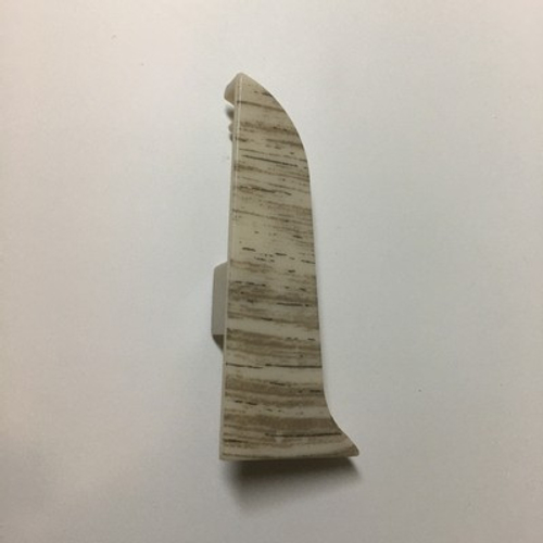 Заглушка левая к плинтусу "LIDER-62" 331 Дуб полярный