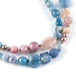 10117171 Колье Роман с камнем