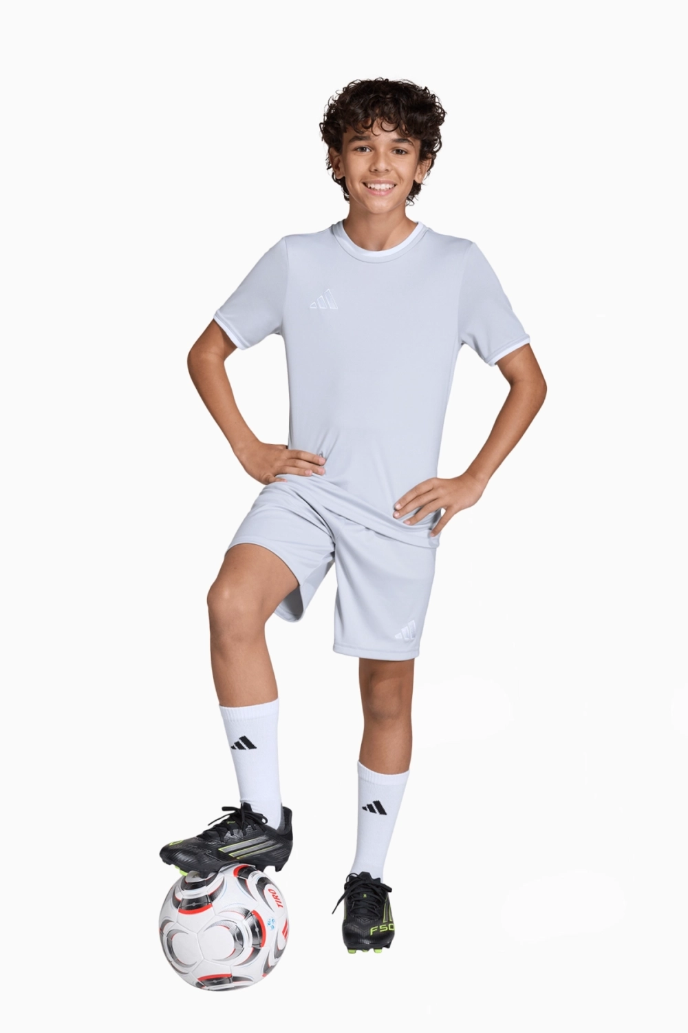 Шорты adidas Entrada 26 Junior - серый