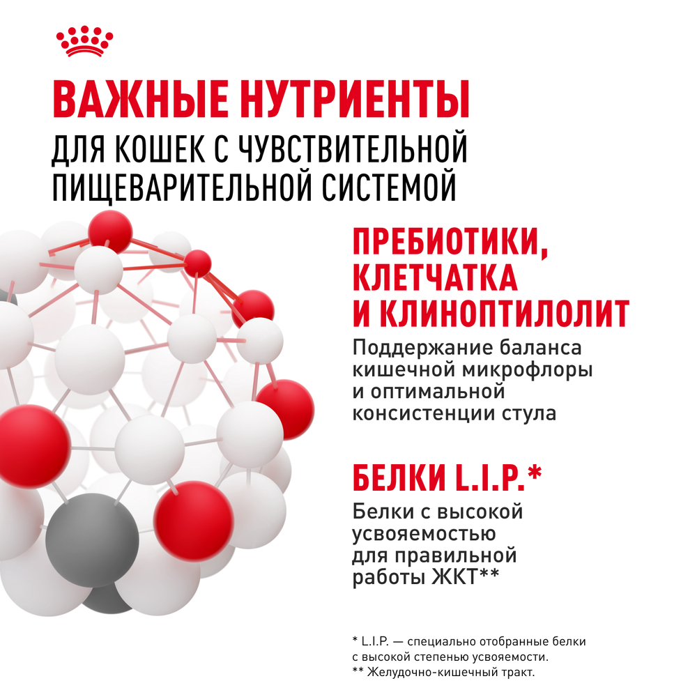 Royal Canin Digestive Care Дайджестив кэа Корм влажный профилактика нарушений пищеварительной системы для взрослых кошек соус 85г