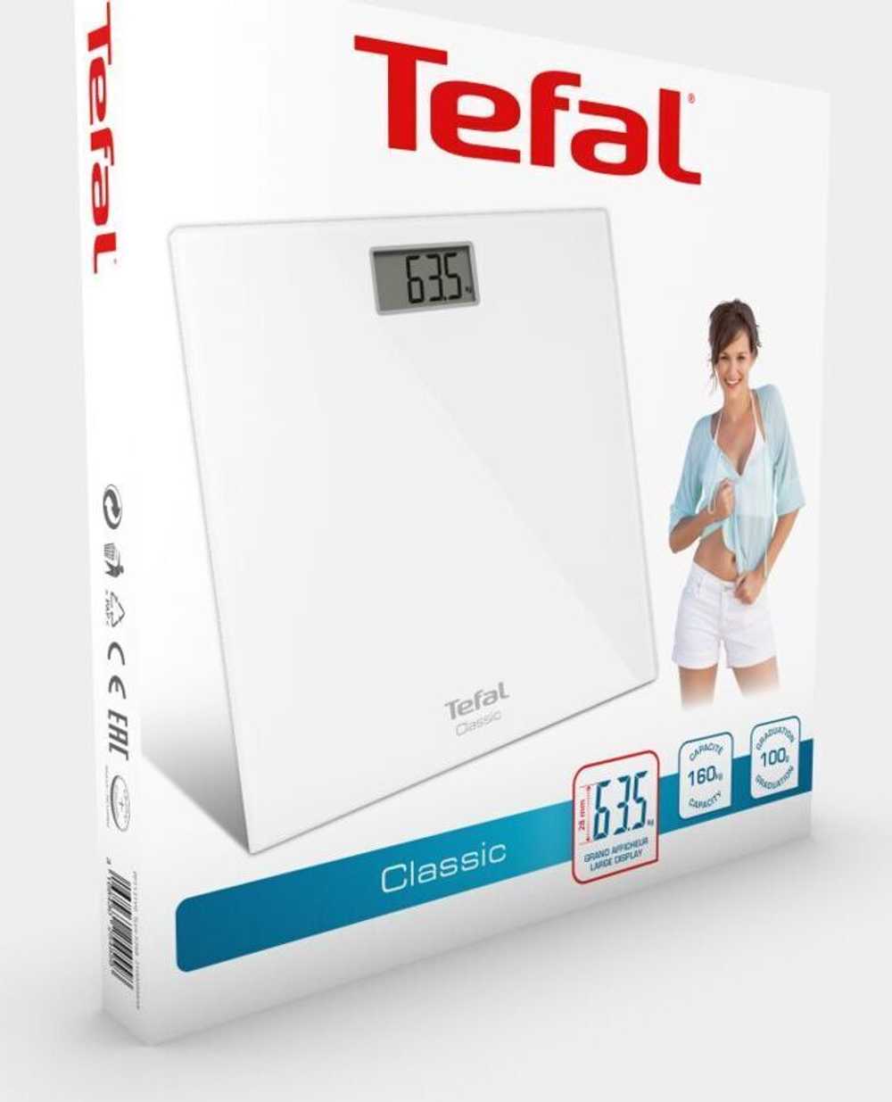Напольные весы Tefal Classic White PP1131V0