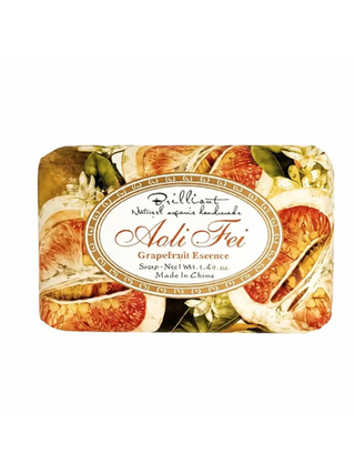 Мыло туалетное с ароматом грейпфрута AOLI FEI Grapefruit Moisturizing Soap 120 гр