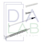 Инсулиновый шприц 1 мл U-100 150 шт с иглой 27G (0.4х12 мм)