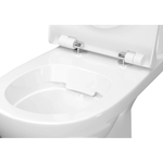 Унитаз-компакт "Альбано" R Slim МСМЛбезободк. (ниж.под,гор.выпуск, сид.полип.м/лифт2кн.арм.) КЕРАМИН