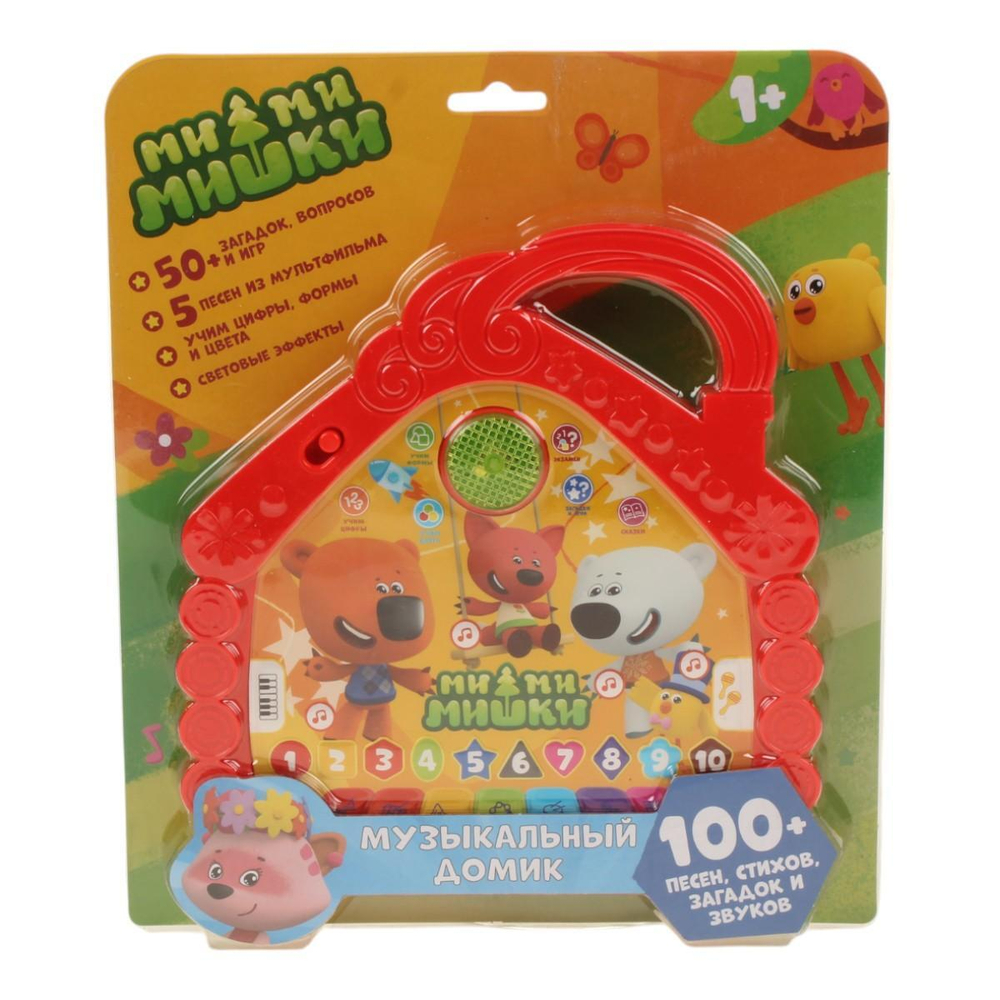 Обучающий планшет "Ми-Ми-Мишки.Муз. домик"100 песен,стихов,загадок,викторина,2 сказки HT842-R (Умка)