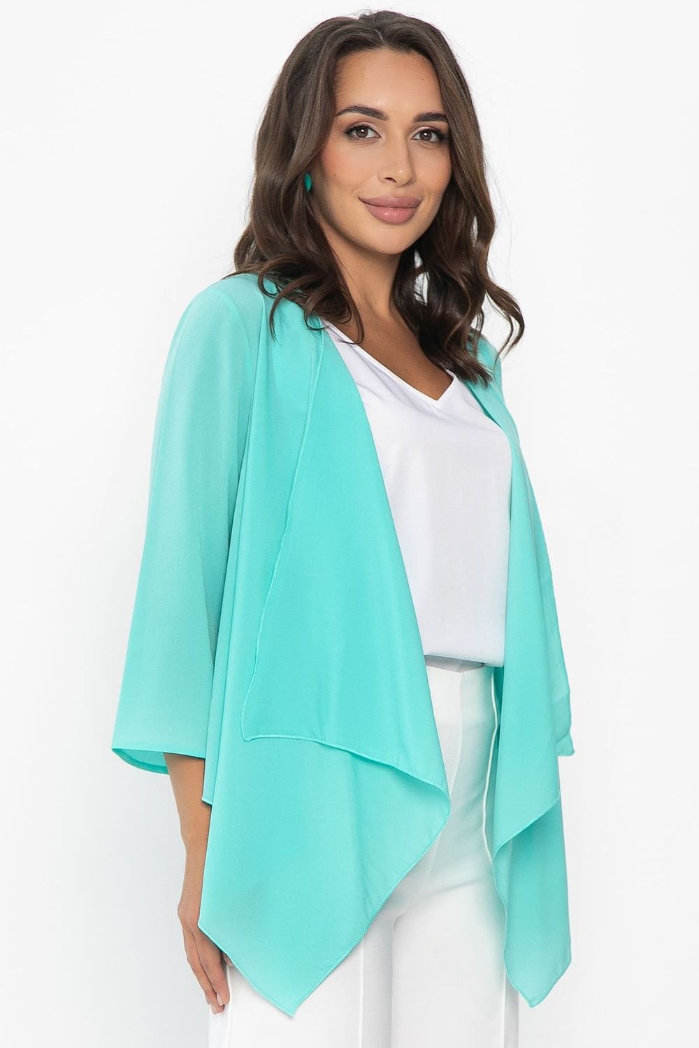 Кардиган Сирена (бирюзовый) Б13967-16М LT Collection