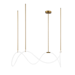 Подвесной светодиодный светильник Loft It Thread 10388P/C BRASS