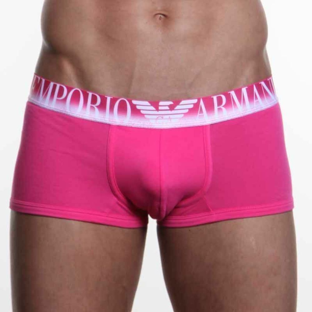 Мужские трусы хипсы Emporio Armani Pink Boxer