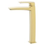 Смеситель для раковины-чаши Azario Conda высокий, керамический картридж, золото матовое (AZ-K9011MG)