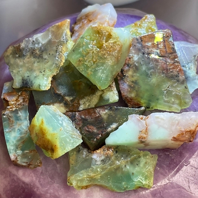 44214 Хризопраз Срез 23-44мм