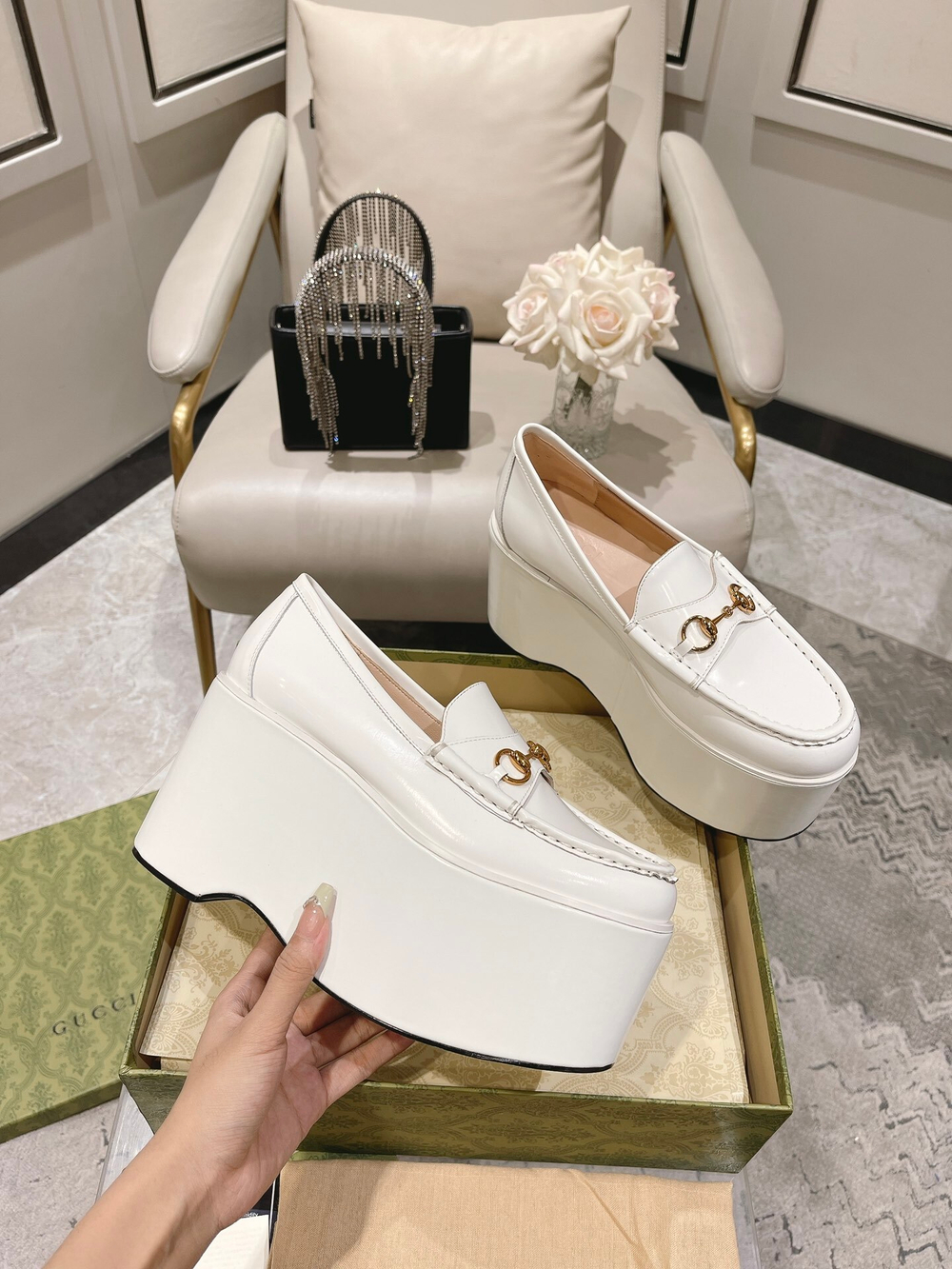 Gucci Horsebit Platform Loafer