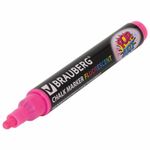 Маркер меловой "POP-ART" РОЗОВЫЙ, 5 мм, сухостираемый, для гладких поверхностей, BRAUBERG, 151530