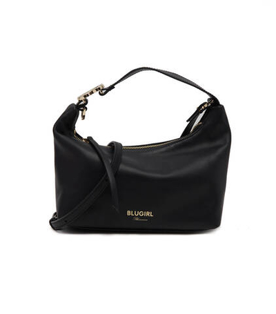 Кожаная сумка хобо BluGirl Blumarine - черный(PA3010 P0055)
