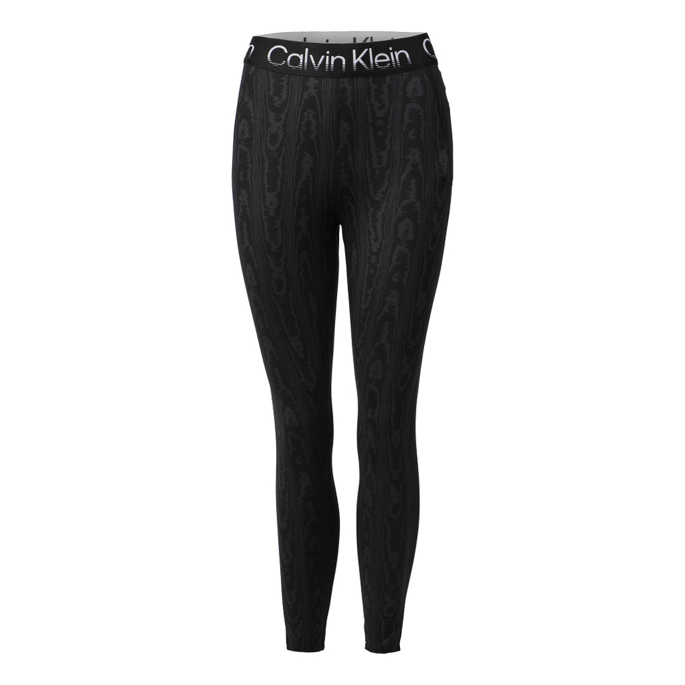 Женские теннисные брюки Calvin Klein 7/8 Tight Women - Black