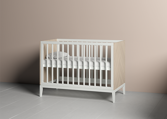 Кроватка Fjord (белый)