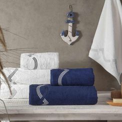 Набор полотенец Cross 2 предмета TIVOLYO HOME Турция