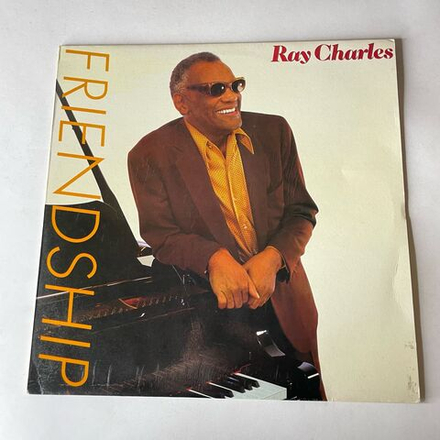 Винтажная виниловая пластинка LP Ray Charles Friendship (Чехословакия 1986) Two Old Cats Like Us