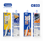 Кабель Yookie CB33-2M Type C - Lightning