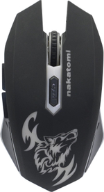 Nakatomi Wireless Optical Mouse <MROG-15UR>  (RTL)  USB 6btn+Roll