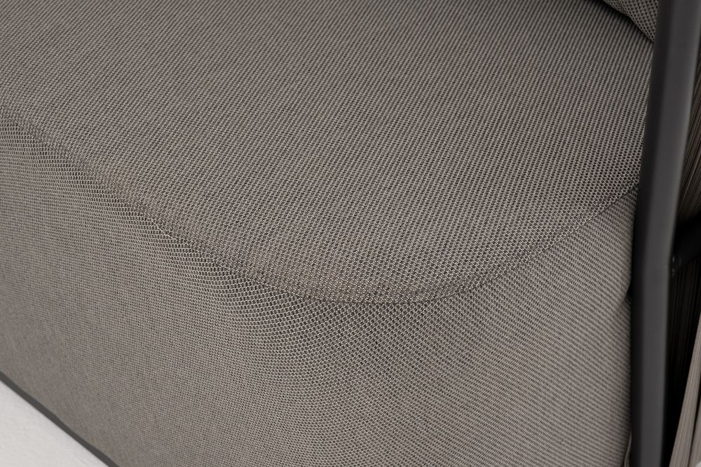 "Флоренция" лаунж-зона из искусственного ротанга, цвет графит