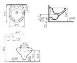 Биде Istanbul Vitra подвесное 4256B003-0848