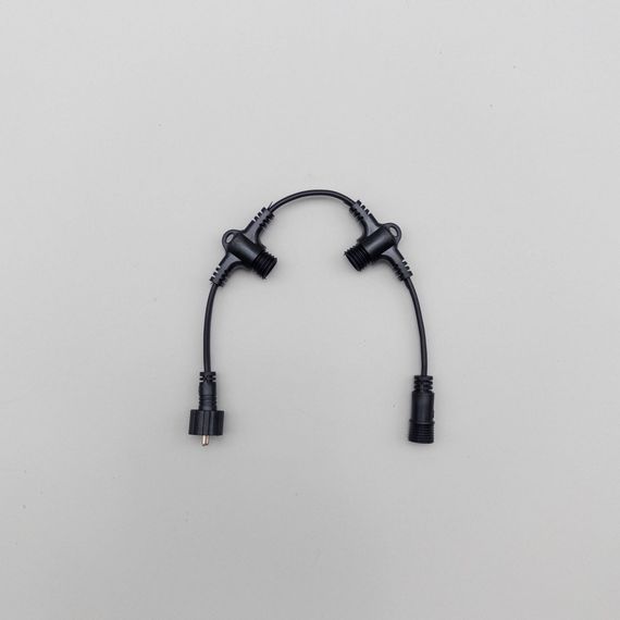 Разветвитель 3-х лучевой для нитей 24В. без возможности управления, провод черный ПВХ, IP65, LTC (PR13-ST)