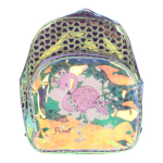 Рюкзак детский, ПВХ, 23*18, 5см, 1отделение, 1карман, 3цвета микс