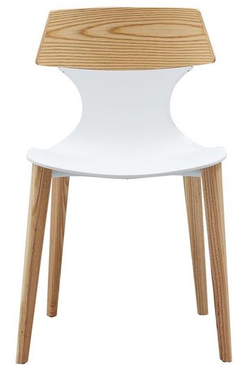 Стул Olof цвет белый/натуральный