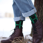 Мужские зеленые носки Marrey City Green