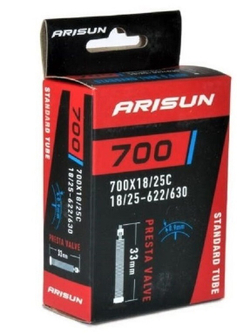 Камера ARISUN STANDARD 700x18/25C (18/25-622/630) FV 33мм бутиловая 0.9мм