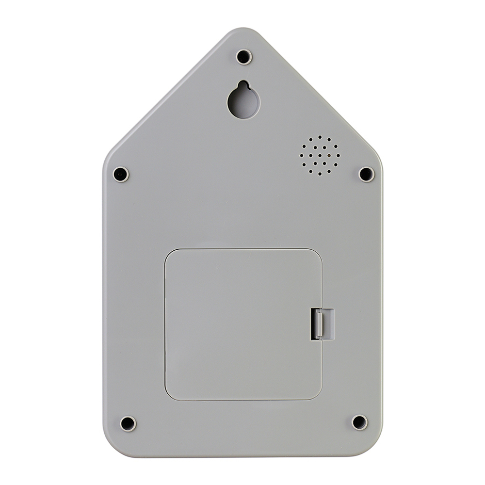 Часы настенные с маятником qq-up, темно-серые