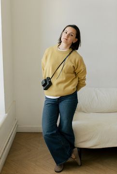 Джемпер Л.Т., 100% шерсть ягнёнка, цвет груша.