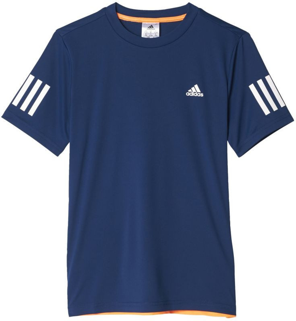 Футболка для мальчика теннисная Adidas Club Tee - mystic blue/white -  купить по выгодной цене | Теннисный магазин tennis-store.ru