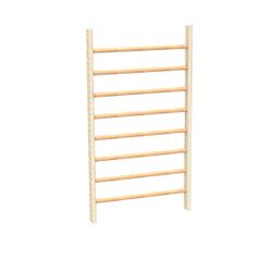 Шведская стенка гимнастическая - 2,6х1 - массив 90мм