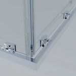 Душевой уголок Rapid-N VSS-3RN1111E10CL, (1000-1100)x(1000-1100), хром, стекло прозрачное