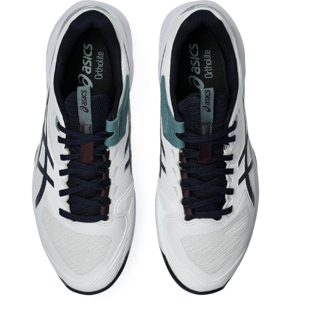 Теннисные кроссовки Asics Solution Speed FF 4 Clay - white/midnight