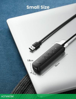 USB-хаб Ugreen CM416-10915 Black (10915)