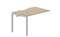 стол Strike 1180х780х750мм (с эргономичным вырезом) - приставной элемент