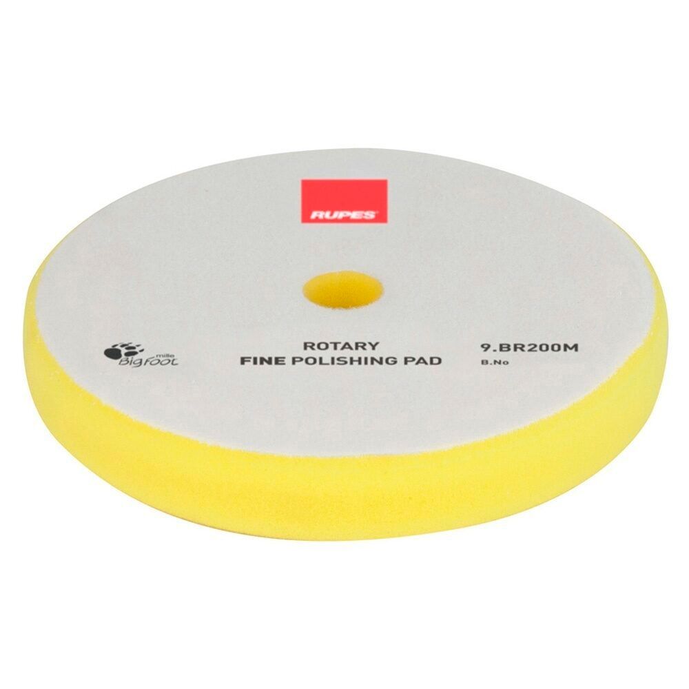 RUPES MILLE FINE Желтый мягкий полировальный диск  175/180мм