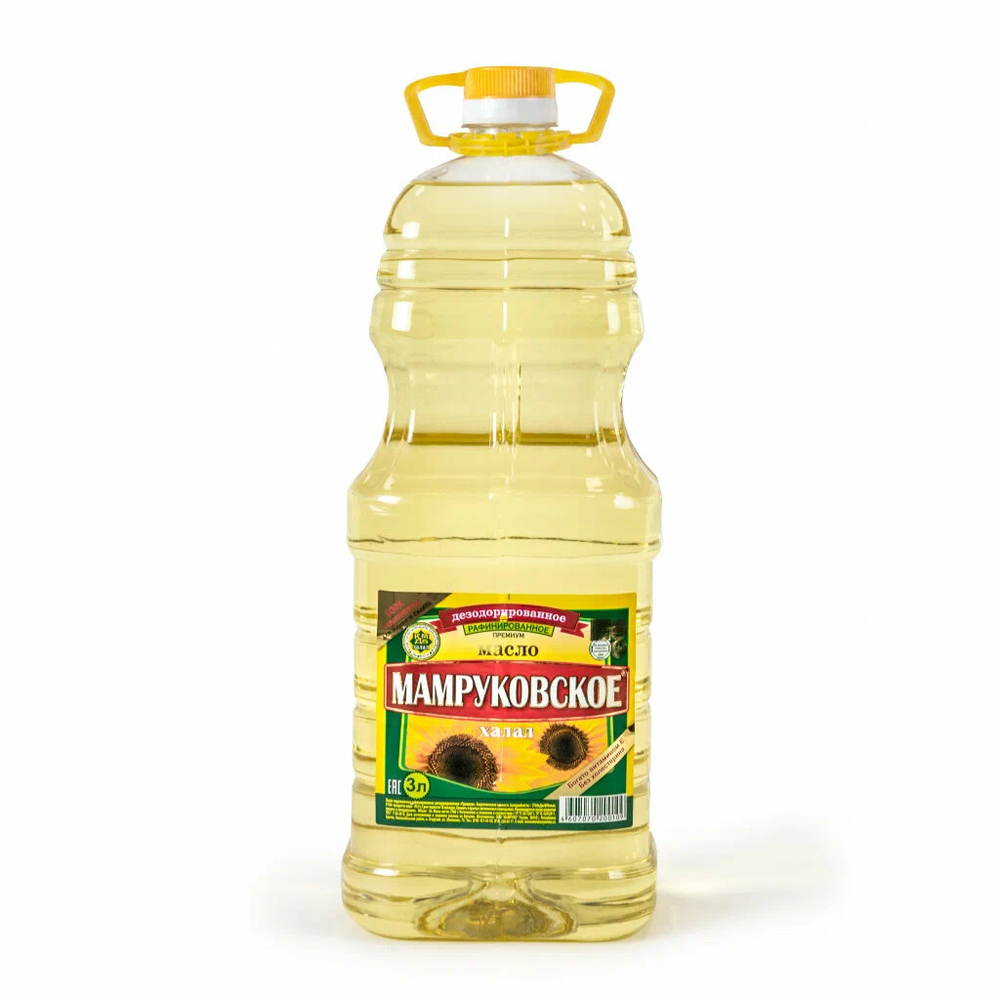 Мамруковское Масло Подсолнечное Рафинированное Дезодорированное 2л