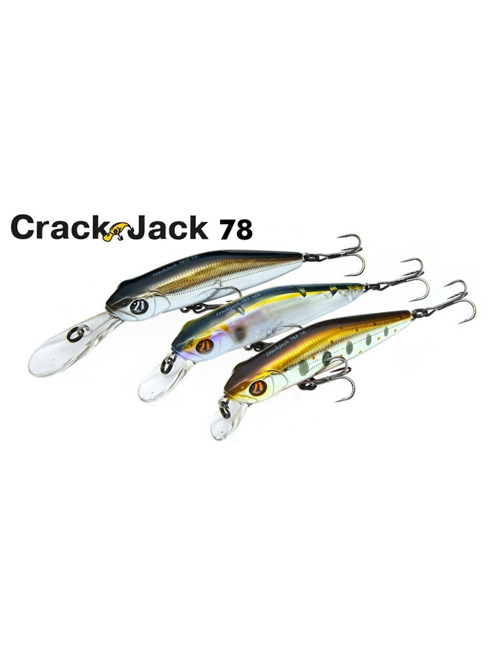 Воблер для рыбалки Pontoon21 Crackjack 78F-SR, 78мм., 9.6гр., заглубление 0.7-1 м., цвет R37