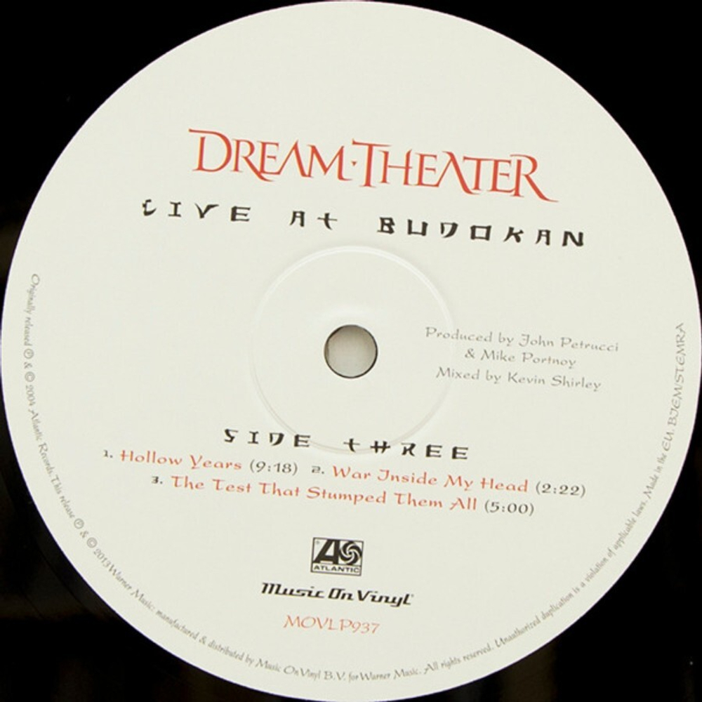 Dream Theater / Live At Budokan (4LP)