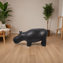 Банкетка Пуф Бегемот Черный большой