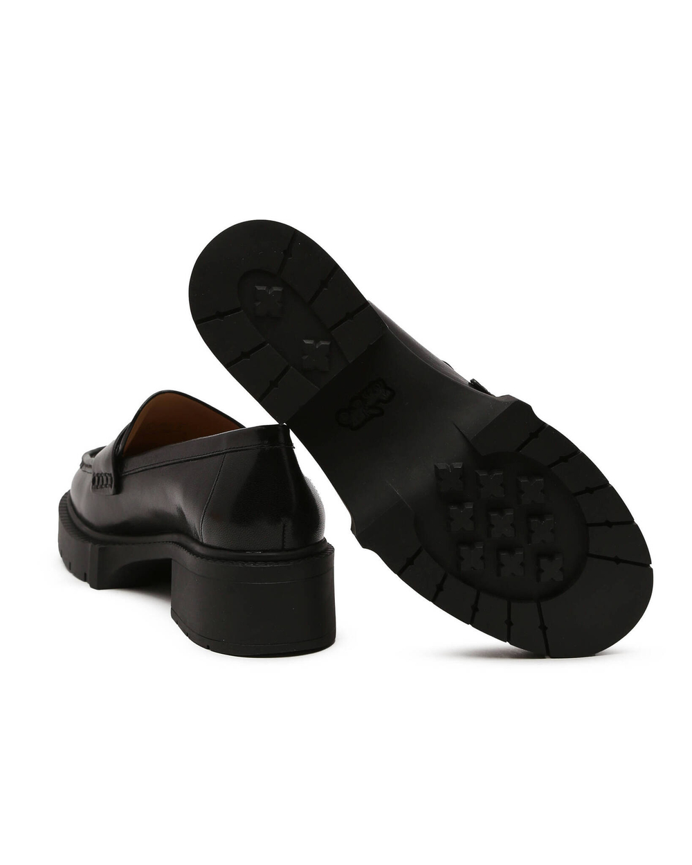 Кожаные лоферы LEAH Coach - черный(CB990)