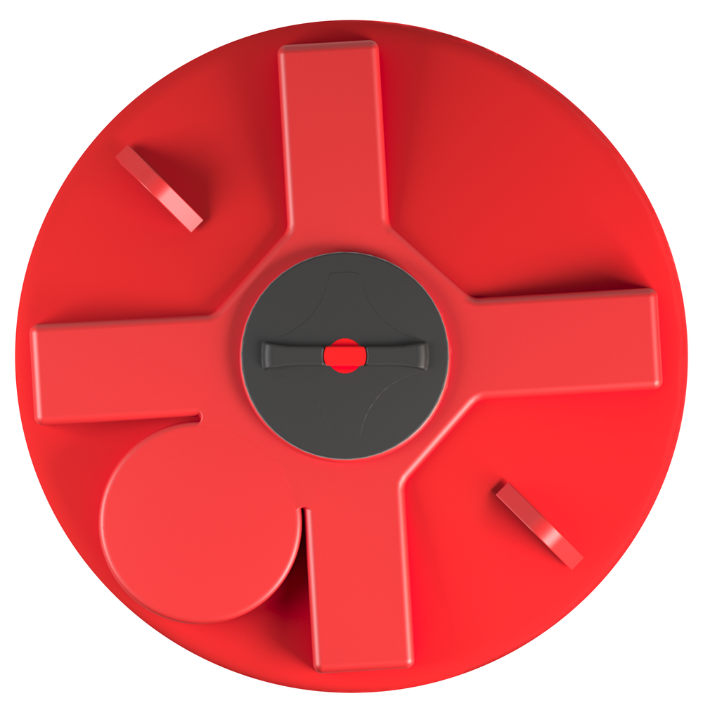 Бункер 14000л усиленный Политим 14000 л.(2100x2100x4430см;красный) - арт.560772