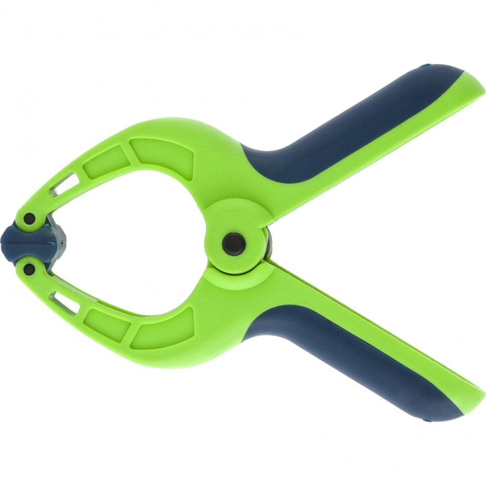 Струбцина клещеобразная 1-1/4, пластиковый корпус, двухкомпонентные рукоятки, усиленная пружина, 33 мм Сибртех